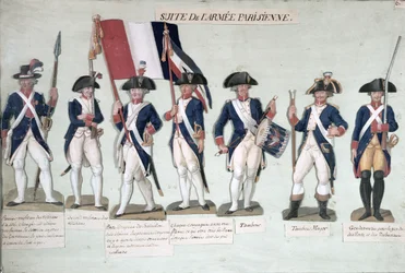 Die Pariser Armee während der Französischen Revolution, ca. 1789